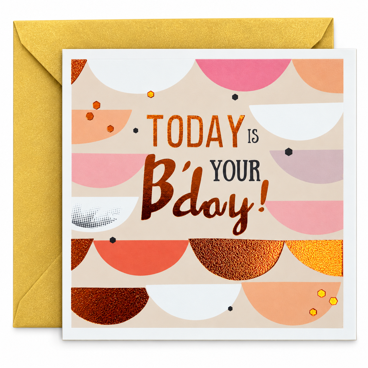 Today Is Your B'day Greeting Card || بطاقة تهنئة اليوم عيد ميلادك