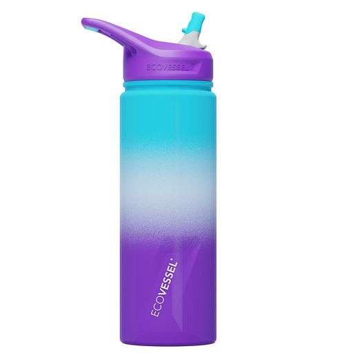 Ecovessel WAVE 24 oz - Eastman Tritan Plastic Water Bottle - Lavender Fields Water Bottle