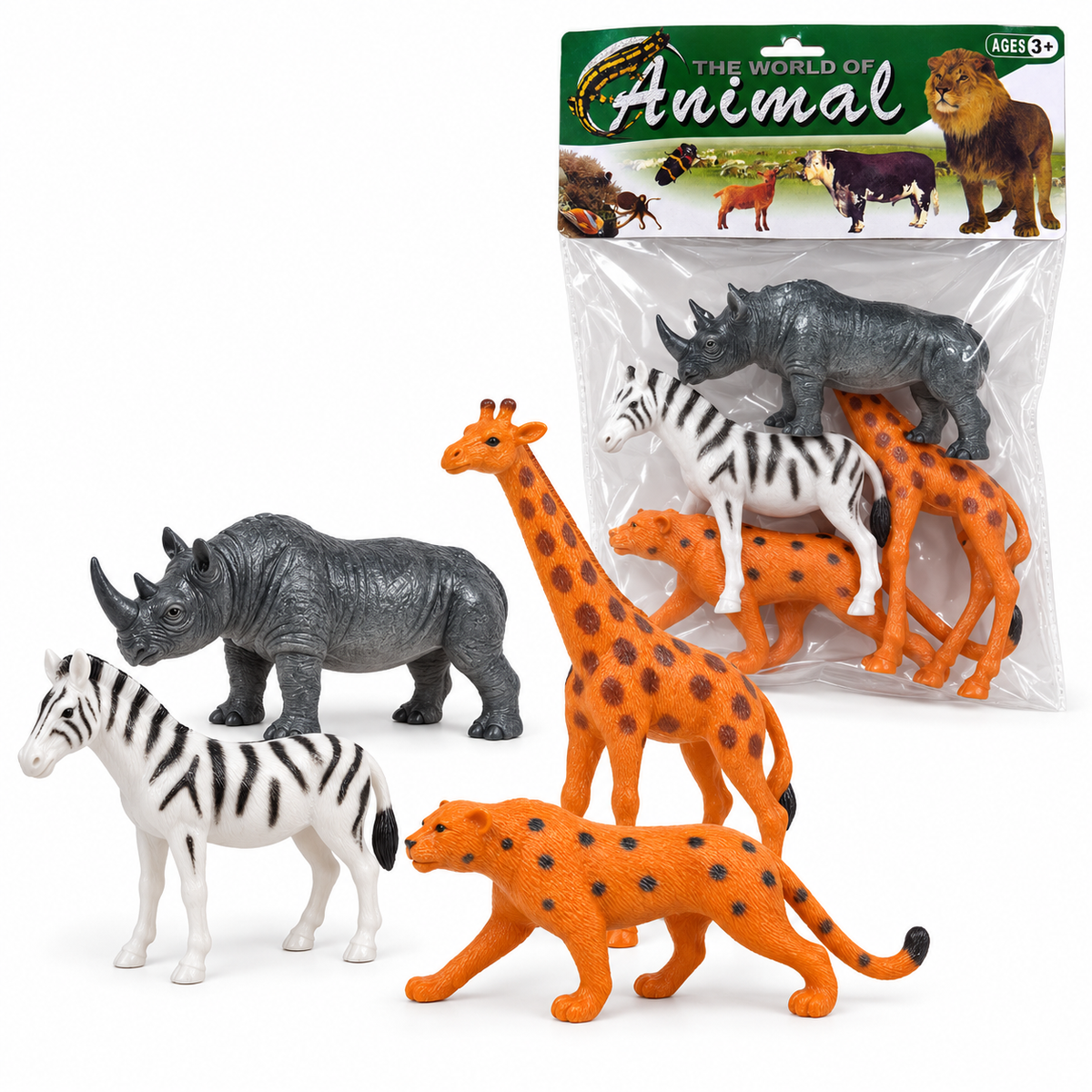 Wild Friends Animal Figures Set || مجموعة مجسمات حيوانات برية