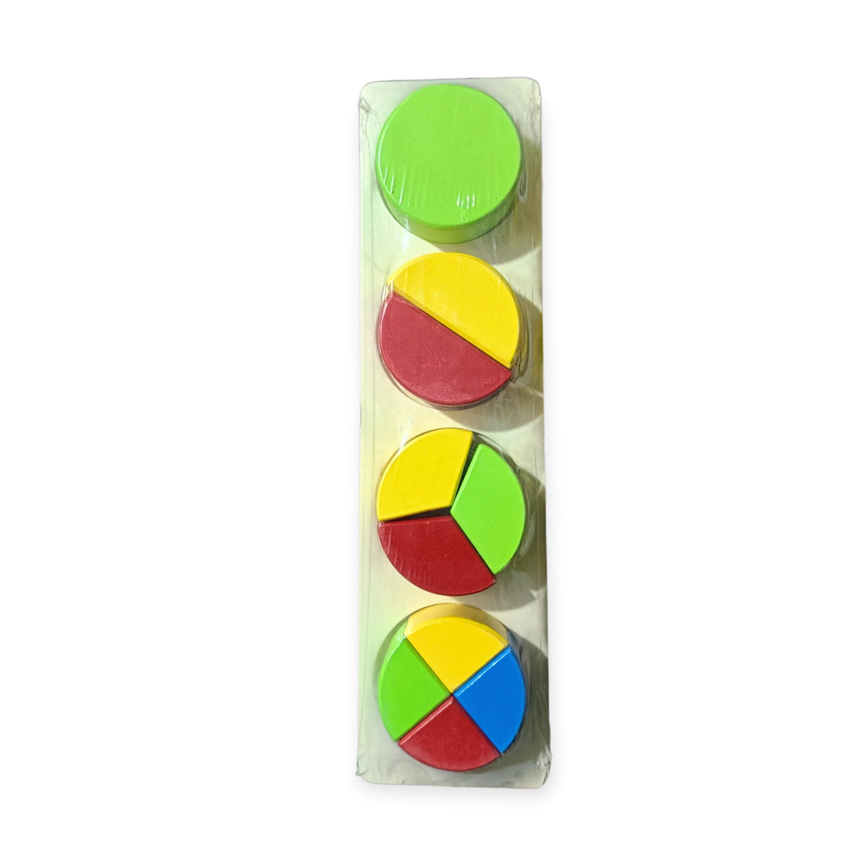 Wooden Fraction Circle Puzzle Set