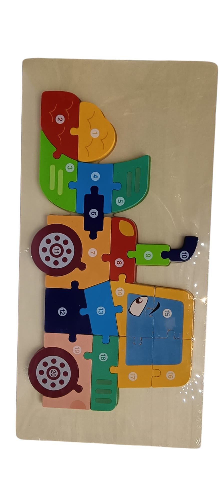 Wooden Tractor Puzzle 20 Pieces