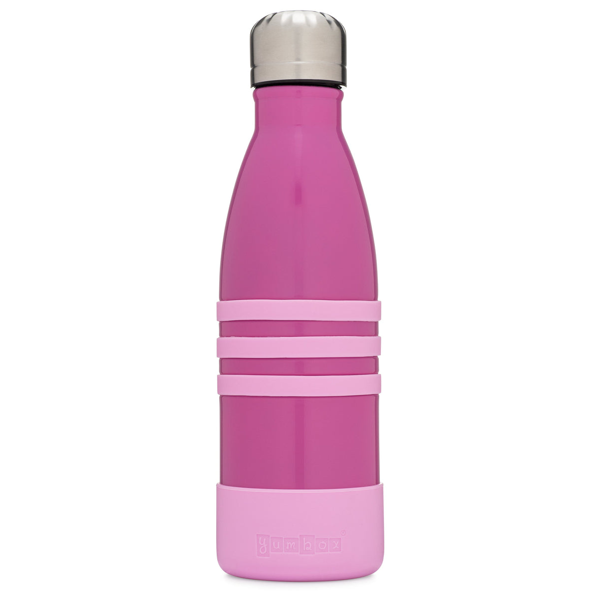 Yumbox Pacific Pink Aqua Water Bottle with Steel cap