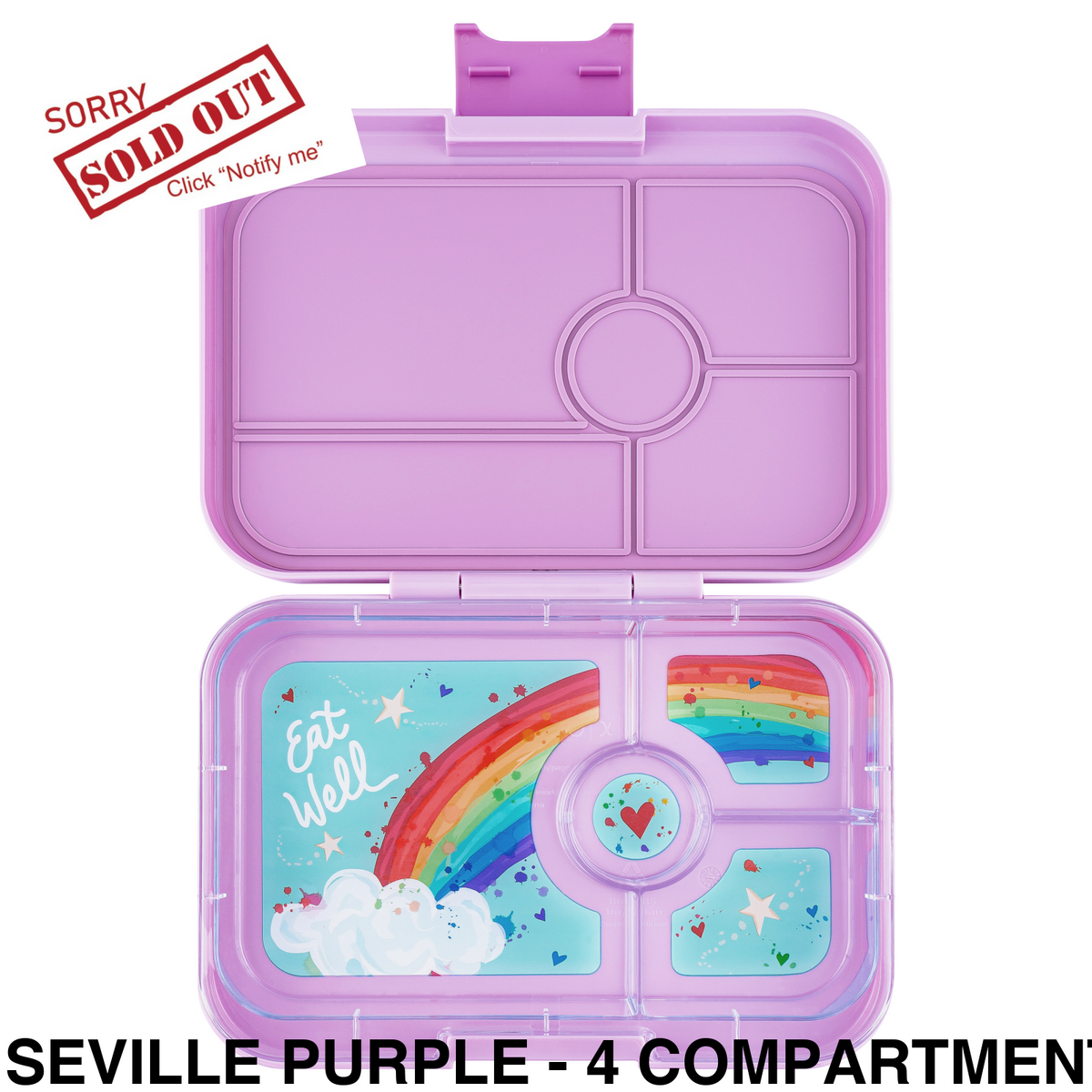 Seville Purple Yumbox Tapas (Rainbow 4C) Lunch Box