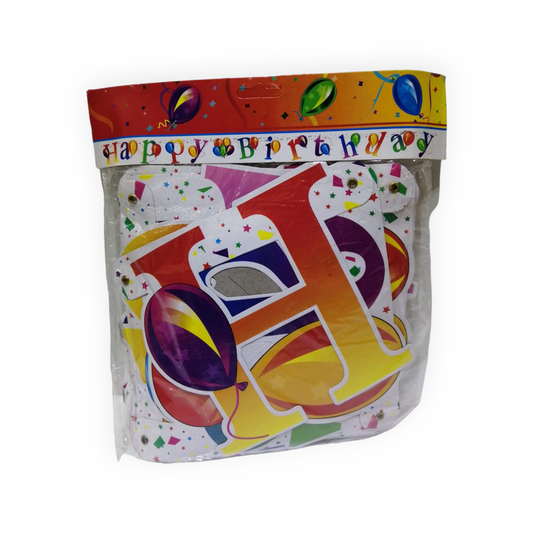 Letter Banner Happy Birthday || زينه عيد ميلاد للتعليق هابي بيرثداي