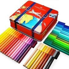 Faber Castell 40 Connector Felt Tip Pens || أقلام تلوين فيبر كاستل كونيكتور في حقيبة سفر، 40 لونًا