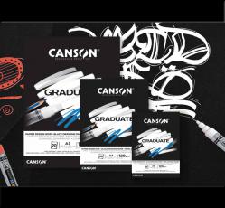 canson graduate black drawing paper