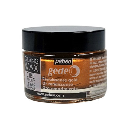 Pebeo Gedeo Gliding Wax 30 ml Renaisance Gold || معجون شمع ذهبي رينيسانس بيبيو 30 مل