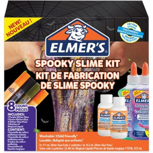 Elmers Spooky Slime Kit 8 pcs || مجموعه سلايم المرز سبوكي عدد 8 قطع