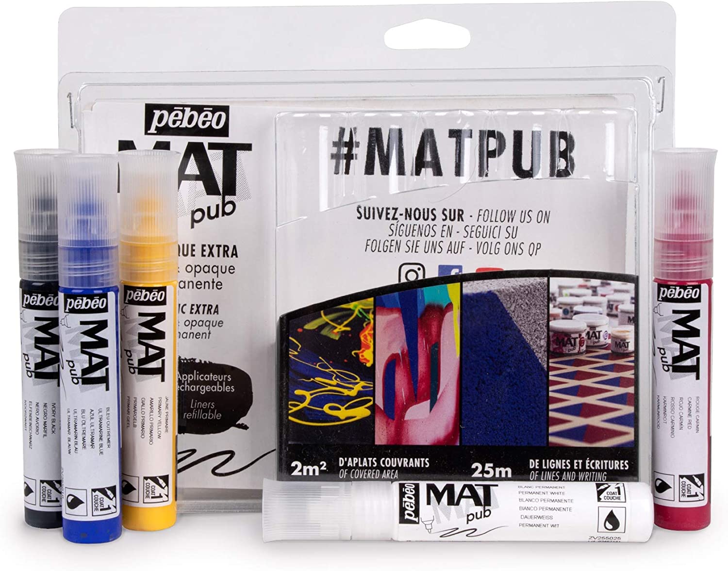 Pebeo Studio Gouache Paint Set 10 x 20ml