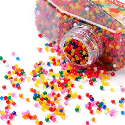 Fuse Bead Squishy Water Beads || حبات ماء قوس قزح