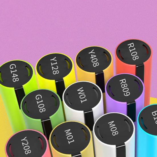 Jubai Acrylic Marker Line 4mm 60 color || اقلام اكريلك ماركر 4مم 60 لون