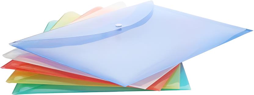 A&T My Clear Bag Plastic File Assorted Color || فايل شفاف ماي كلير باج الوان متنوعة