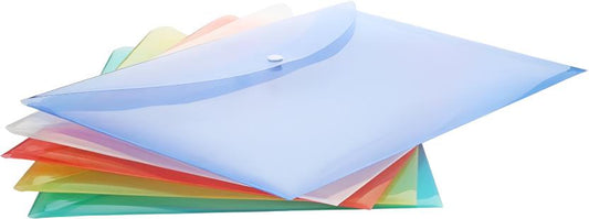 A&T My Clear Bag Plastic File Assorted Color || فايل شفاف ماي كلير باج الوان متنوعة