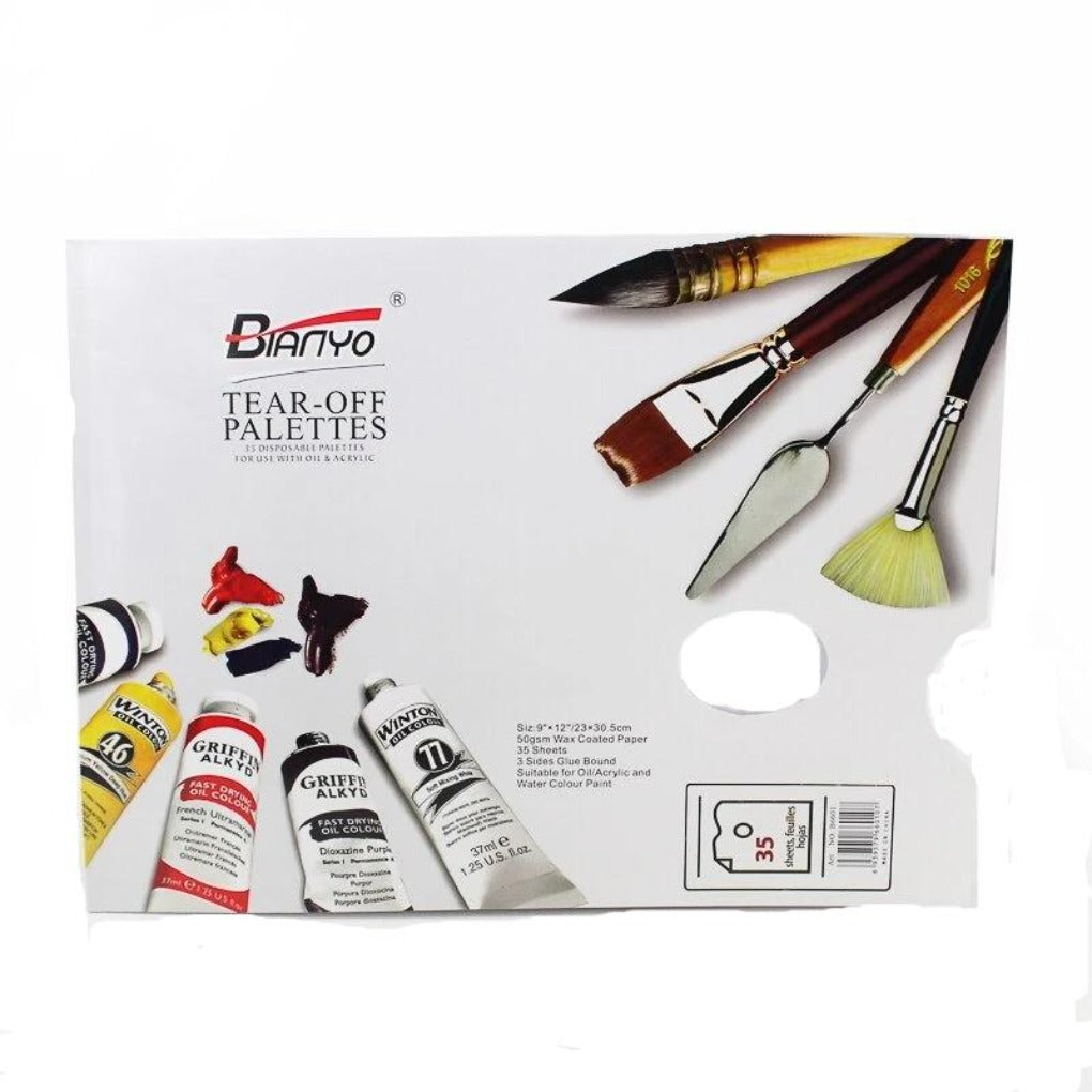 Tear Off Paper Palette || باليت ورق للرسم