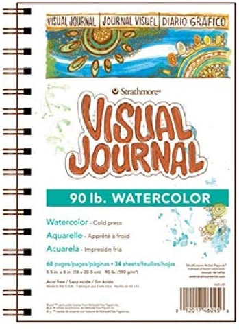 Strathmore Visual Watercolor Journal 22.9*30.5 cm || دفتر رسم مائي ماركة ستراثمور