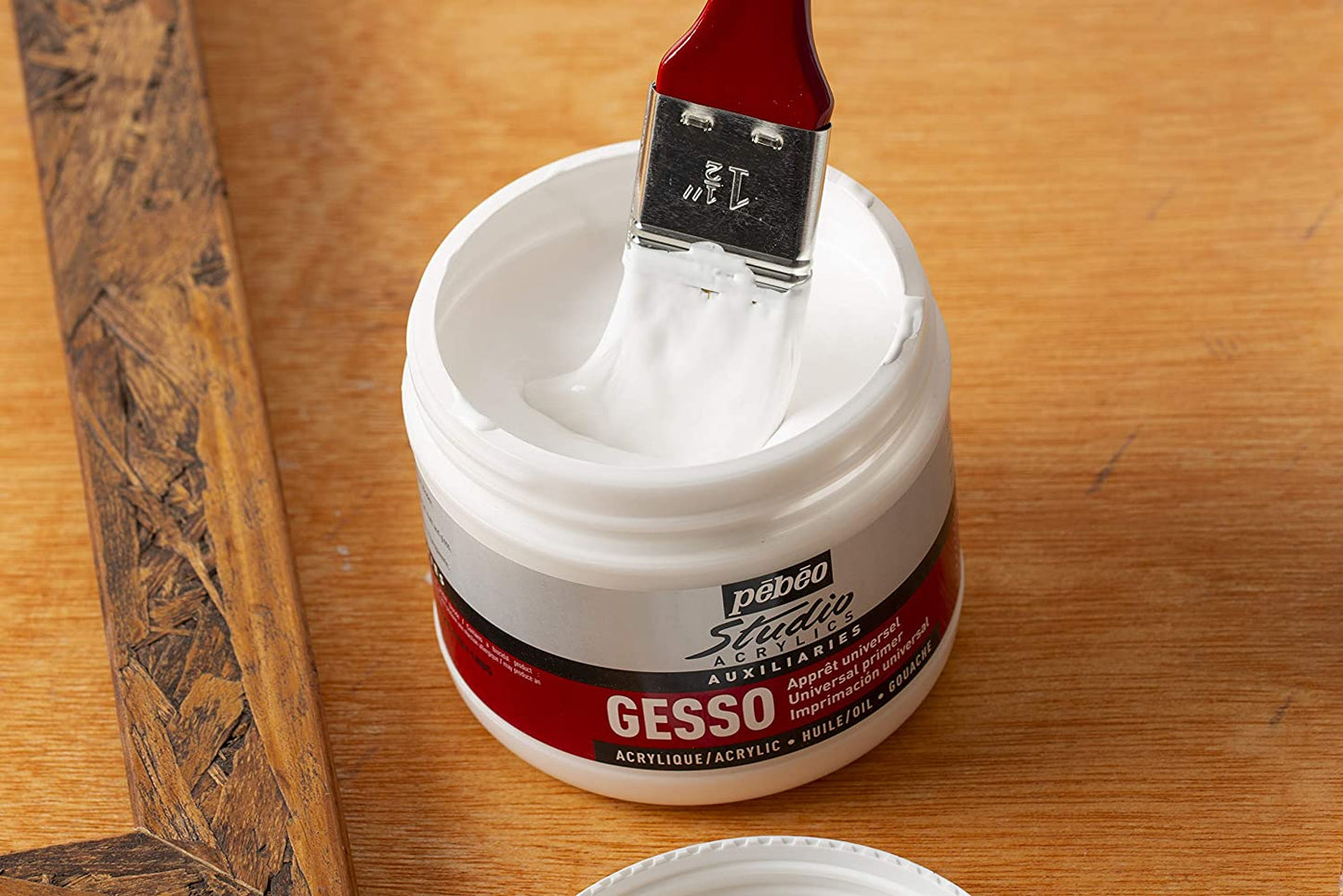 Pebeo Universal Primer Gesso 500 ml || جيسو بيبيو ابيض 500 مل