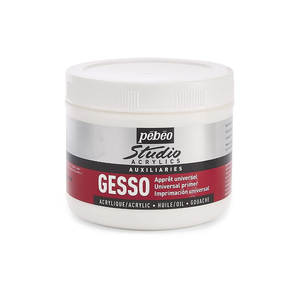 Pebeo Universal Primer Gesso 500 ml || جيسو بيبيو شفاف 500 مل