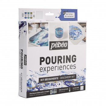 Pebeo Pouring Experience Discovery Kit || طقم الوان سكب بيبيو مجموعه ديسكفري