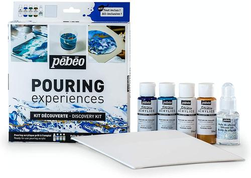 Pebeo Pouring Experience Discovery Kit || طقم الوان سكب بيبيو مجموعه ديسكفري
