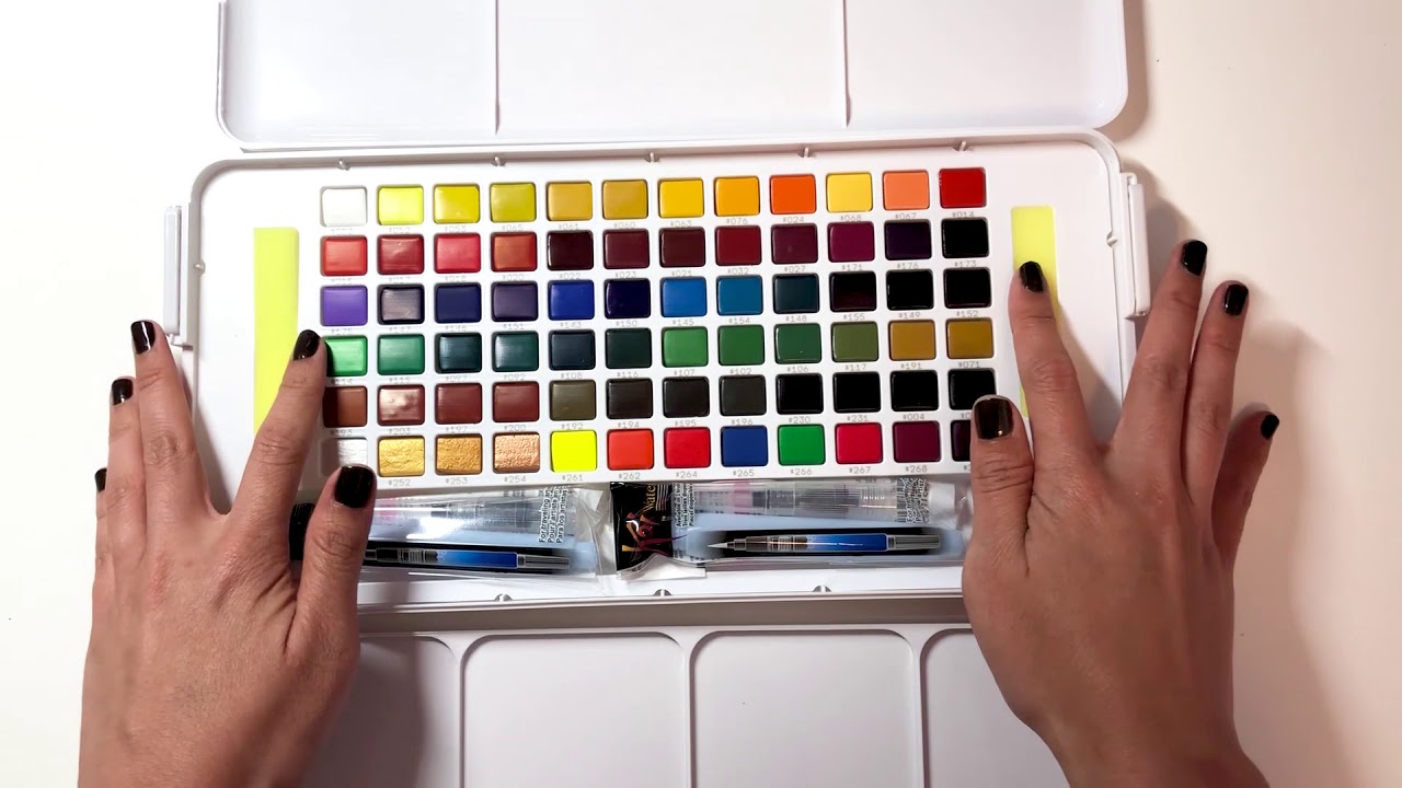 Sakura Koi Watercolors || الوان مائية ساكورا كوي واتر كولر