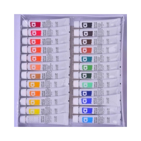 Art Rangers Acrylic Color Tubes 24 colors 12ml  ||  الوان اكريليك ارت رينجر انابيب عصار ٢٤ لون حجم 12 مل