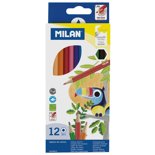 Milan Colored Pencils || الوان خشبية ميلان - مكتبة توصيل