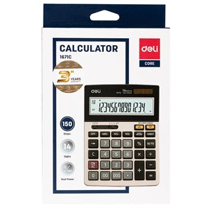Deli Calculator E1671C 14 digits