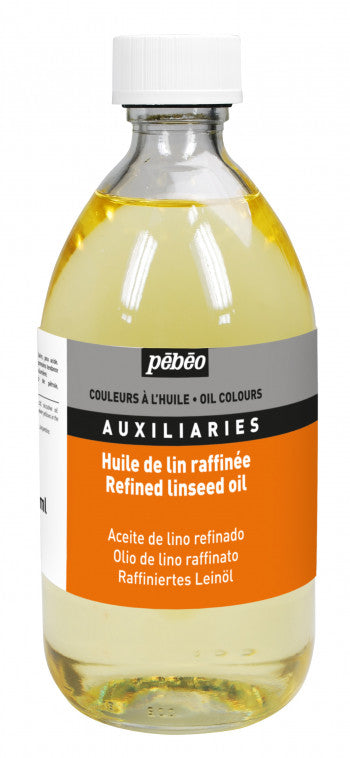 Pebeo Refined Linseed Oil 495 ml || زيت بذرة الكتان المكرر من بيبيو 495 مل