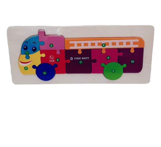 Puzzles Bus 10 Pcs || بازل باص ١٠ قطعة⁩⁩⁩⁩⁩