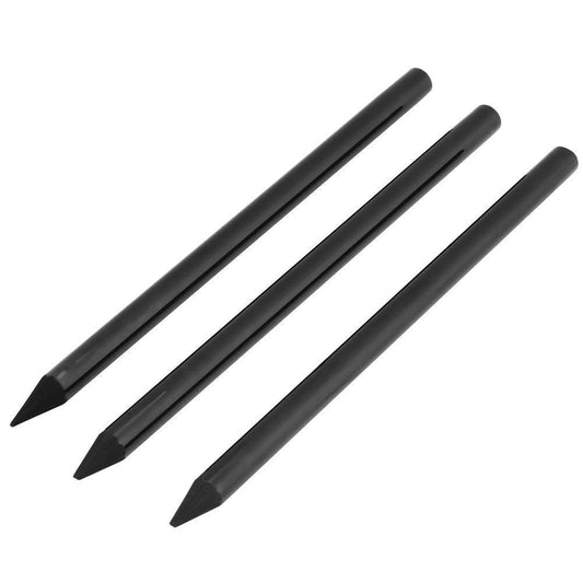 Keep Smiling Woodless Charcoal Pencils || أقلام فحم بلا غلاف خشبي كيب سمايلنج، 3 درجات