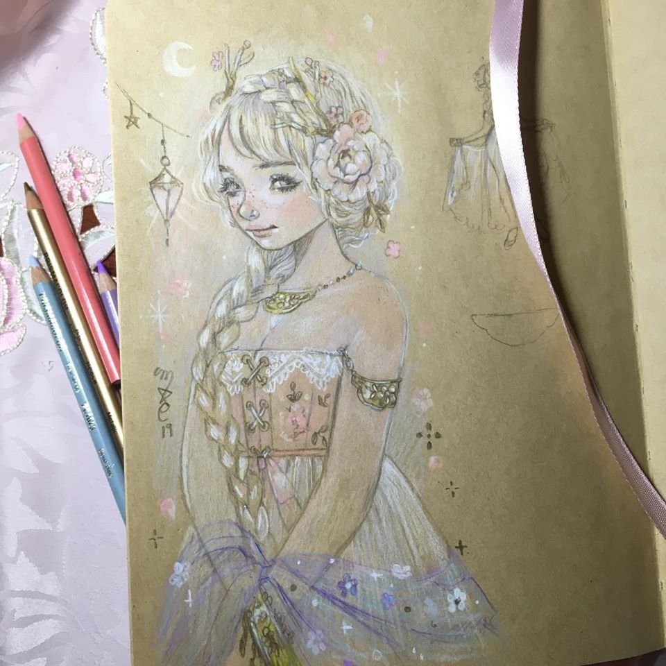 Kraft Sketch Book || دفتر ورق كرافت بني سكتش
