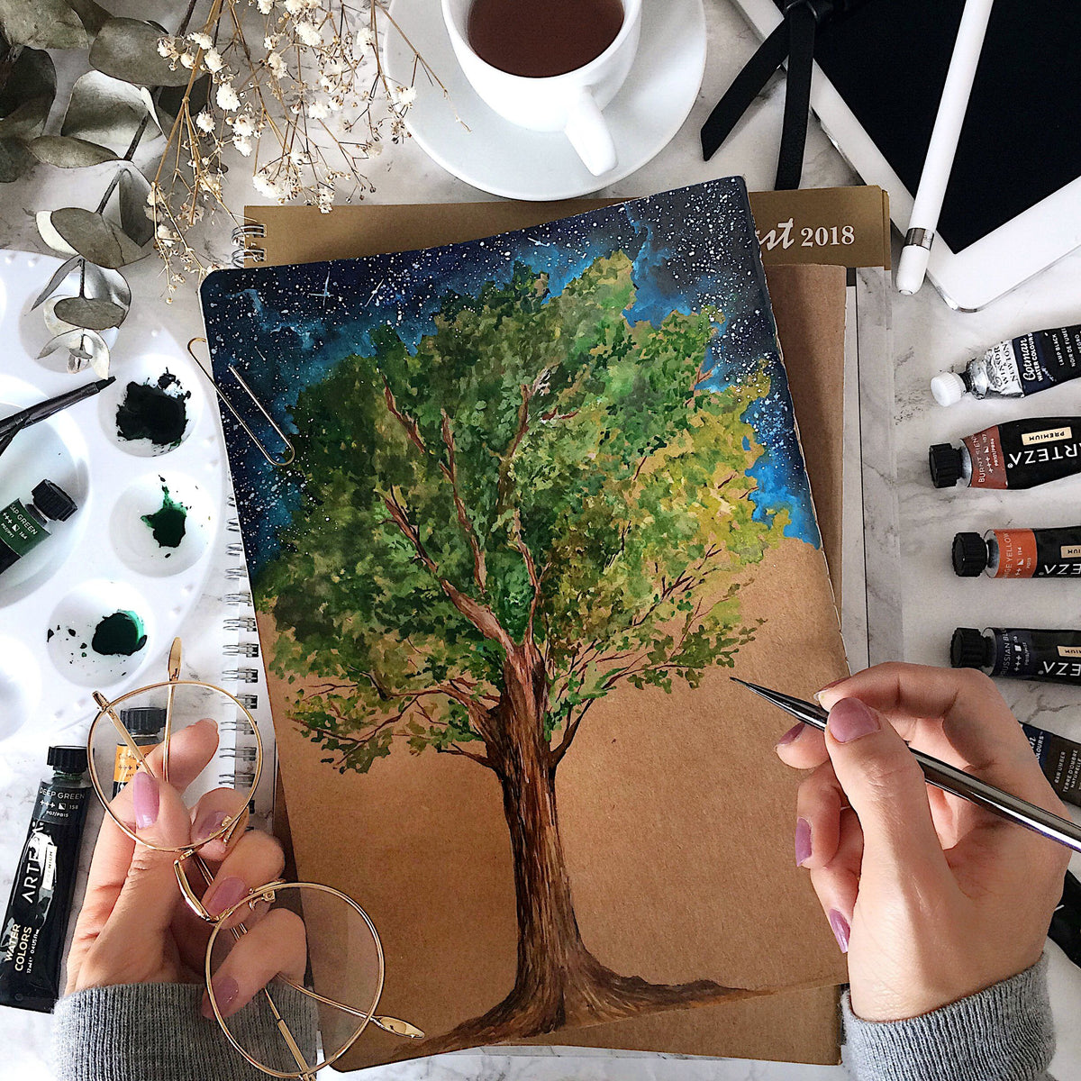 Kraft Sketch Book || دفتر ورق كرافت بني سكتش