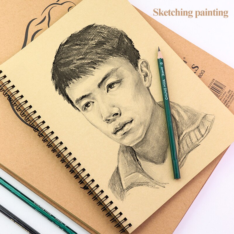 Kraft Sketch Book || دفتر ورق كرافت بني سكتش