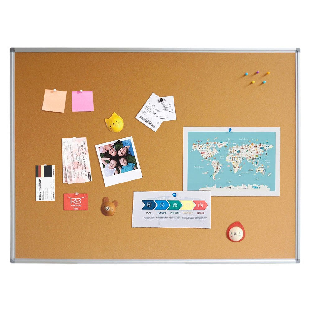 Cork Wall Board Pin Plate 60*90 cm	لوحه اعلانات و ملاحظات خشب دبوس كورك بورد 60*90 سم