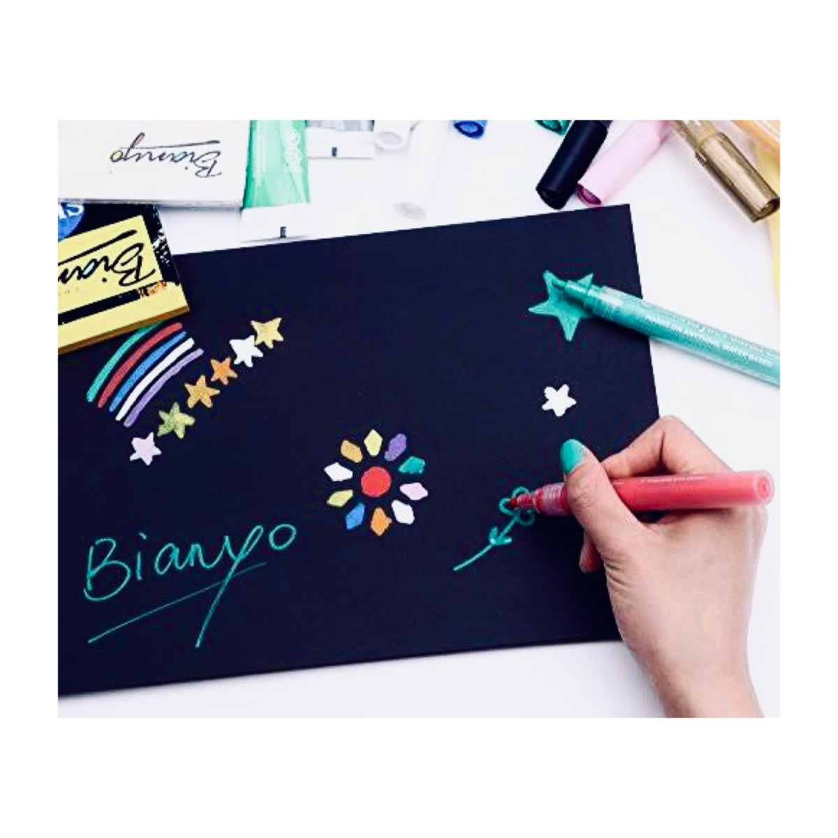 A&T Black Paper Sketch pad A3 Size || A3 دفتر سكتش اسود حجم
