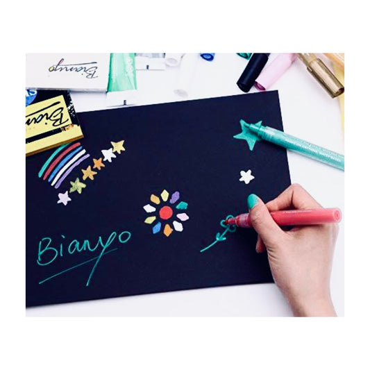 A&T Black Paper Sketch pad A3 Size || A3 دفتر سكتش اسود حجم