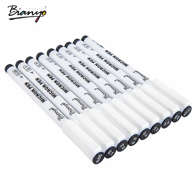 Sketch Micron Pen Sets || طقم اقلام تحبير سكتش درجات مايكرون