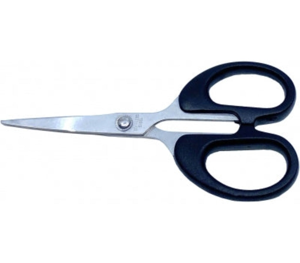 مقص مقبض اسود حجم كبير || Black Handle Scissors