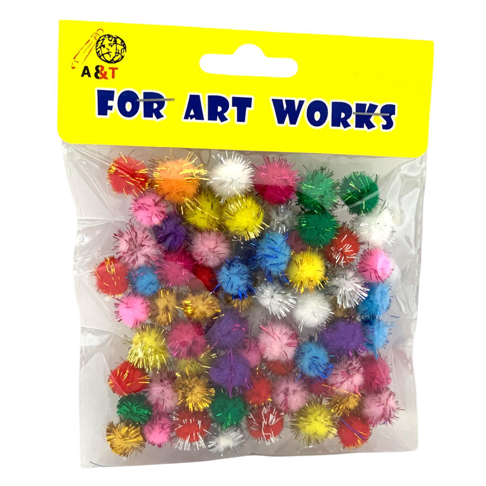 A&T Glitter Cotton Mix Mini || زري قطن مشكل⁩ صغير