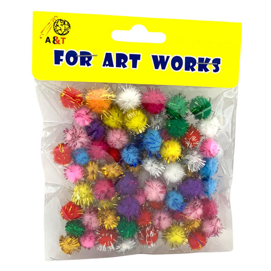 A&T Glitter Cotton Mix Mini || زري قطن مشكل⁩ صغير