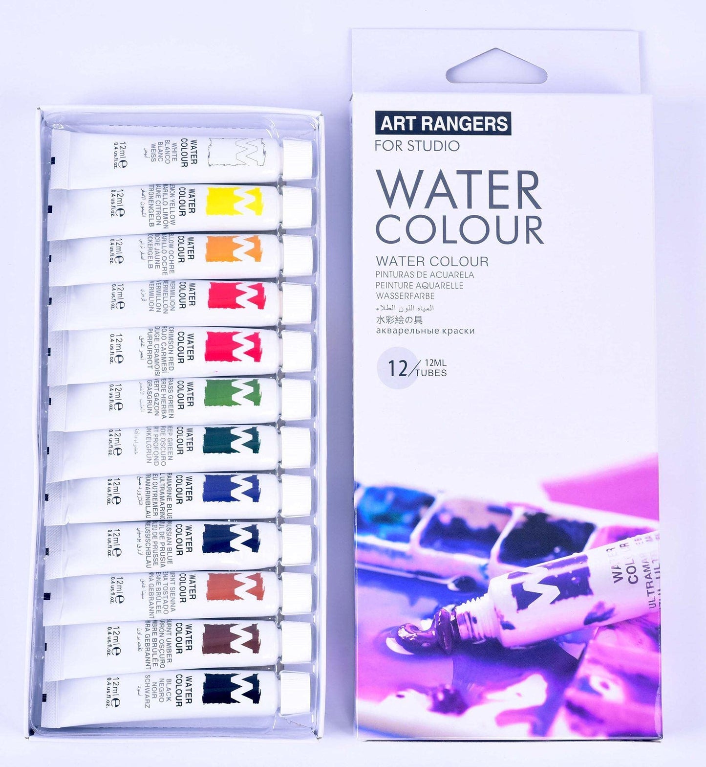 Art Rangers Water Color Set of 12 Colors ||  الوان مائيه ارت رينجيرز 12 لون
