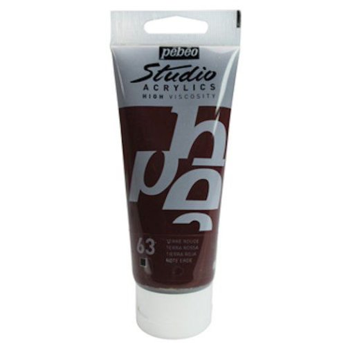 Pebeo Studio Acrylics High Viscosity 100 ml Terra Rosa