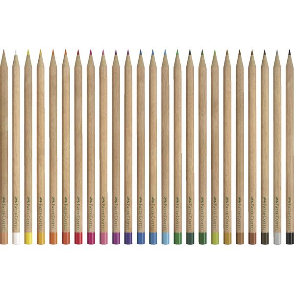 Faber Castell Natural Colour Pencils 24 || الوان خشبيه طبيعيه فيبر كستل 24 لون