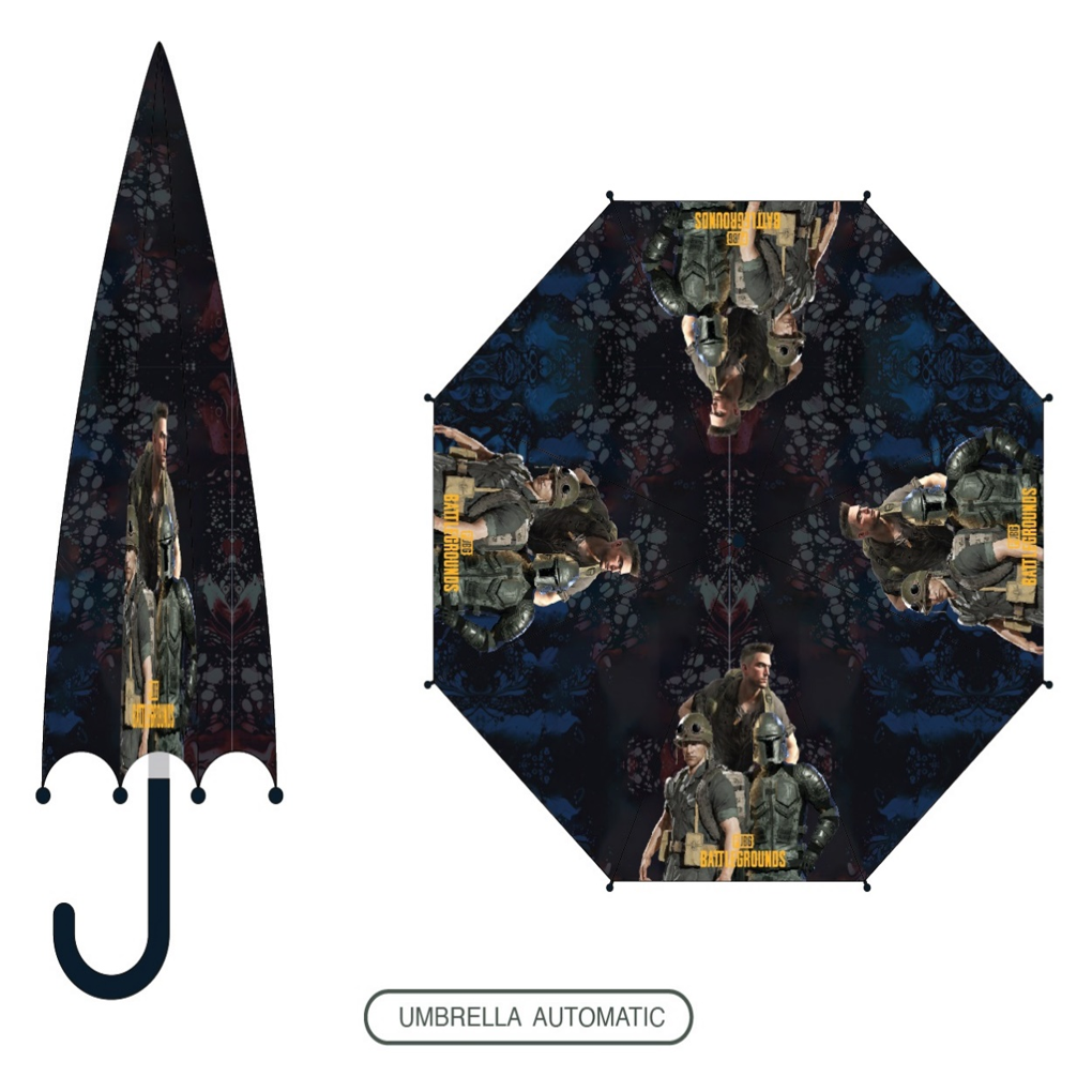 PUBG Umbrella Automatic 19 Inch || مظلة ببجي اوتوماتيكية 19 انش