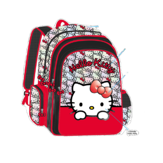 Sanrio Hello Kitty Brightening your Day Backpack 16" || شنطة ظهر 16 انش هيلو كيتي