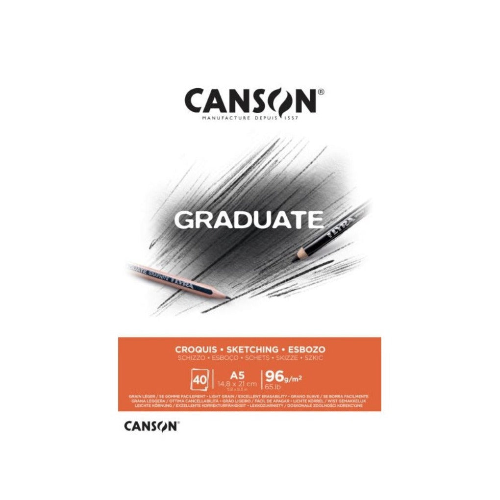 Canson Graduate Sketching A5  || A5 كراسة رسم كانسون سكتش