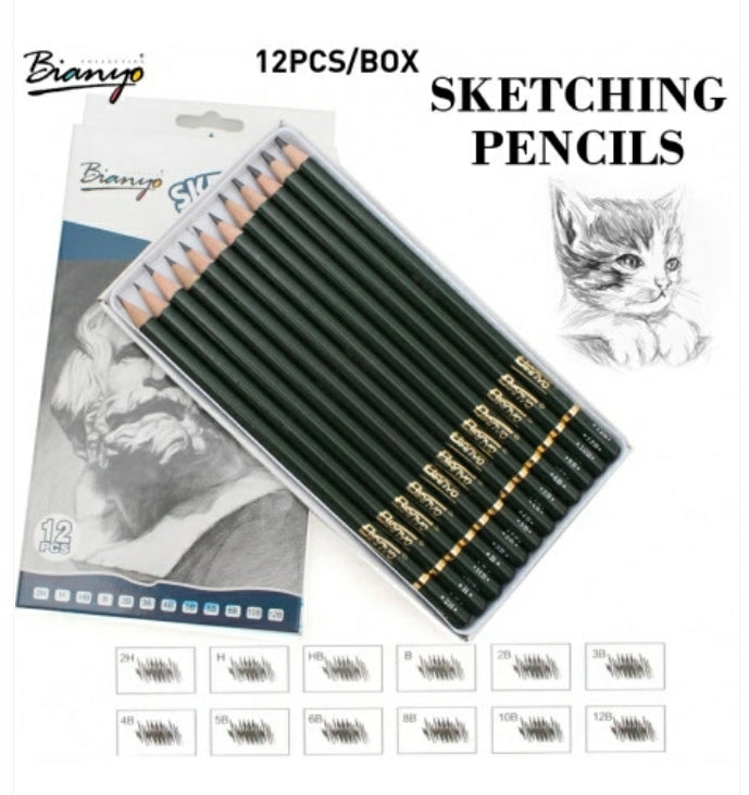 اقلام سكيتش درجات 12 قلم كوروت