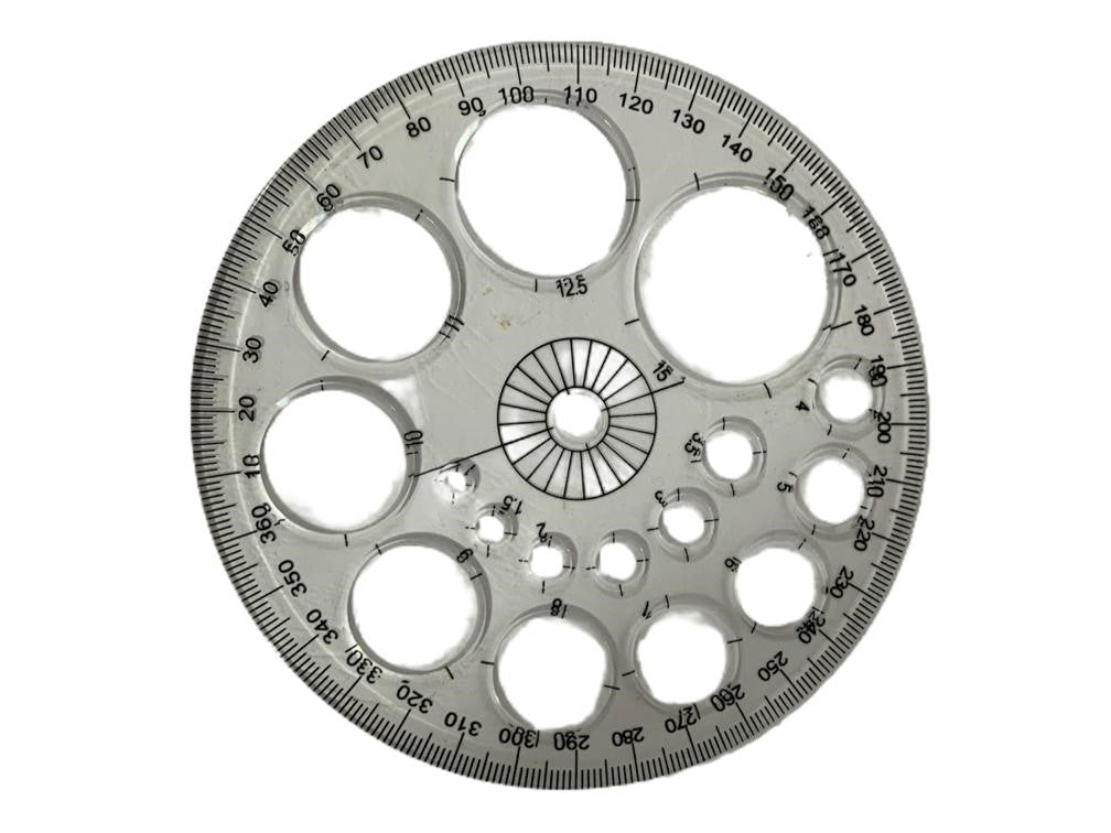 Protractor Clear || منقله شفافه