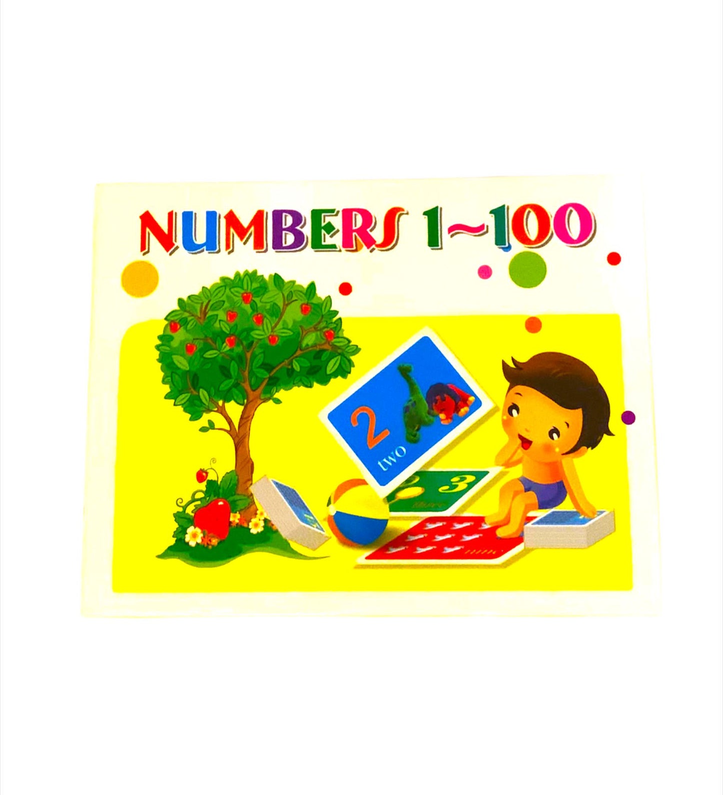 1-100 English Numbers Cards || بطاقات ارقام انجليزي ١ الى ١٠٠