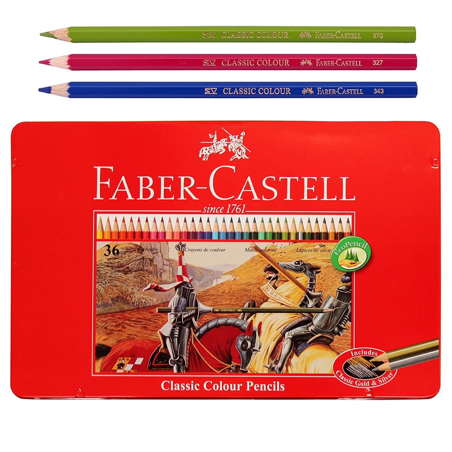Faber Castell Colored Pencils 36 Colors || الوان خشبية فيبر كاستل ٣٦ لون